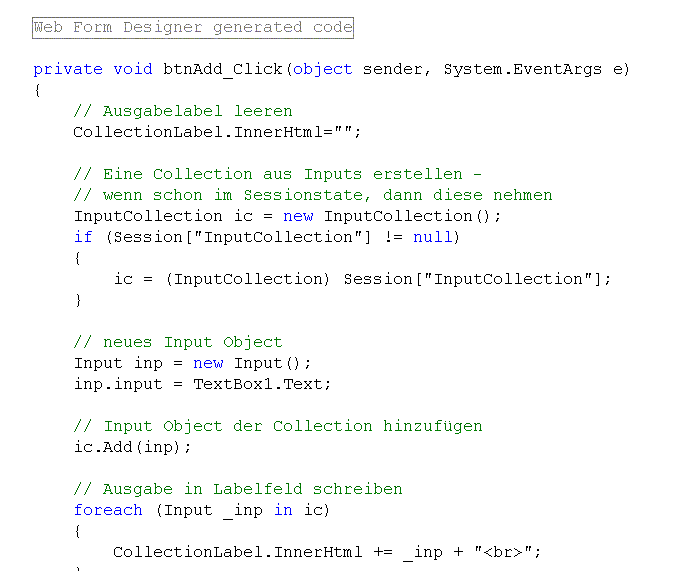 PostIt Syntax highlight Image